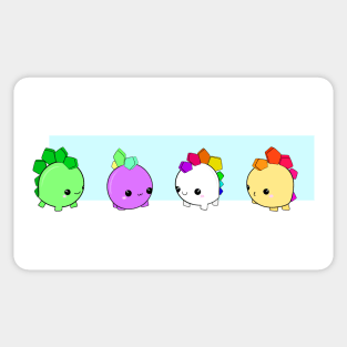 Cute Chubby Dinosaur Sticker